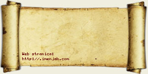 Jelisaveta Bjelić vizit kartica